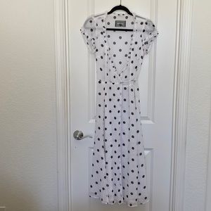 Polka dot Reformation dress